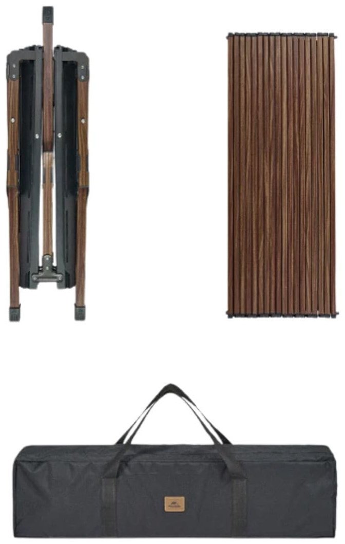 Naturehike стол складной алюминиевый CNH22JU043 Walnut grain коричневый купить,NaN