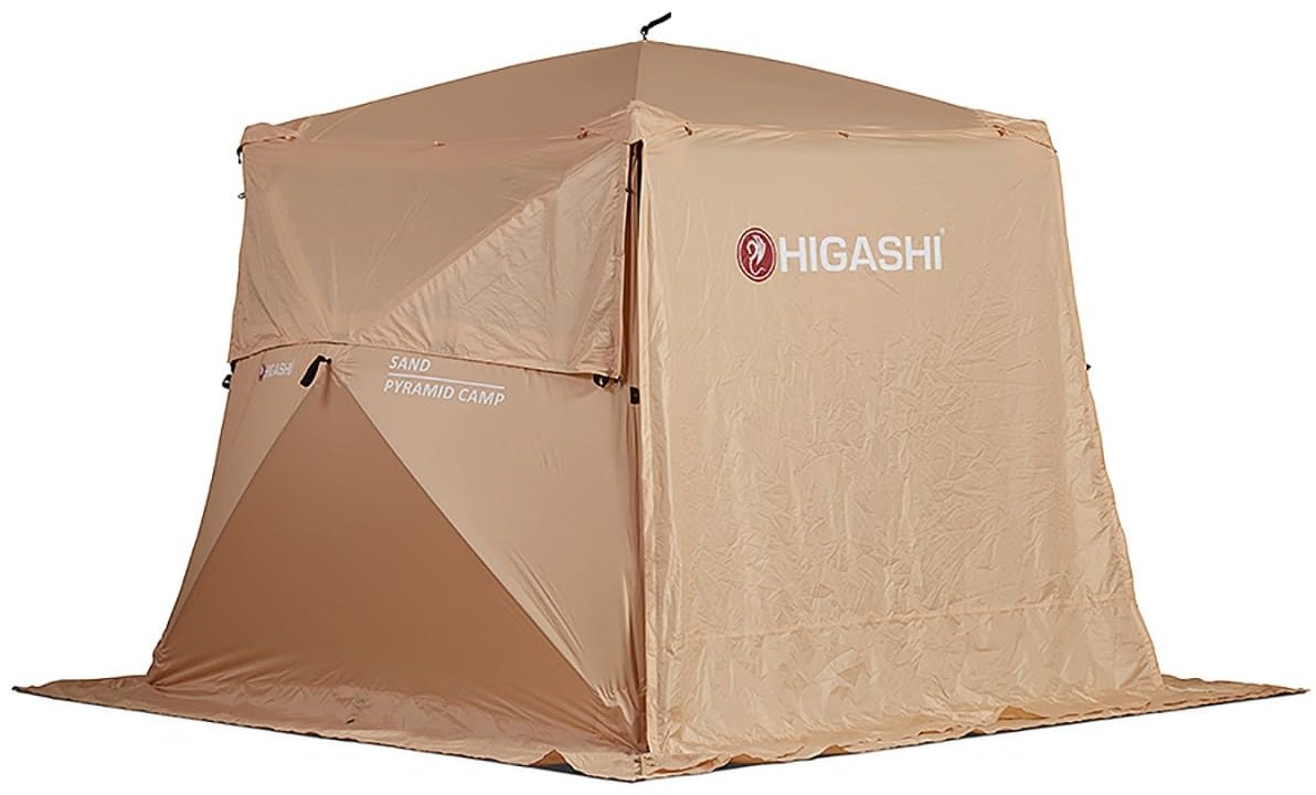 Шатер Higashi Pyramid Camp Sand бежевый купить,NaN