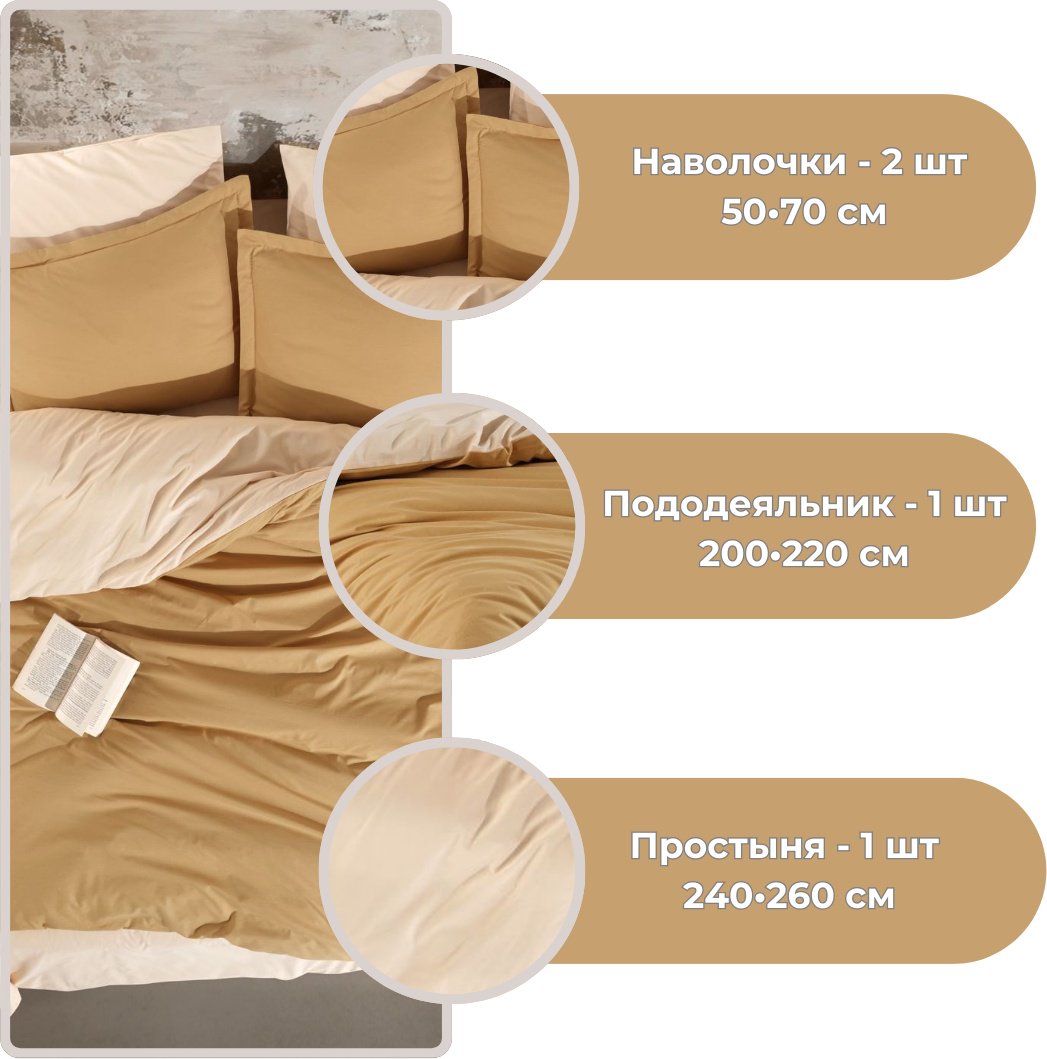 Комплект CLASY евростандарт хлопок, ранфорс, : 50x70 см