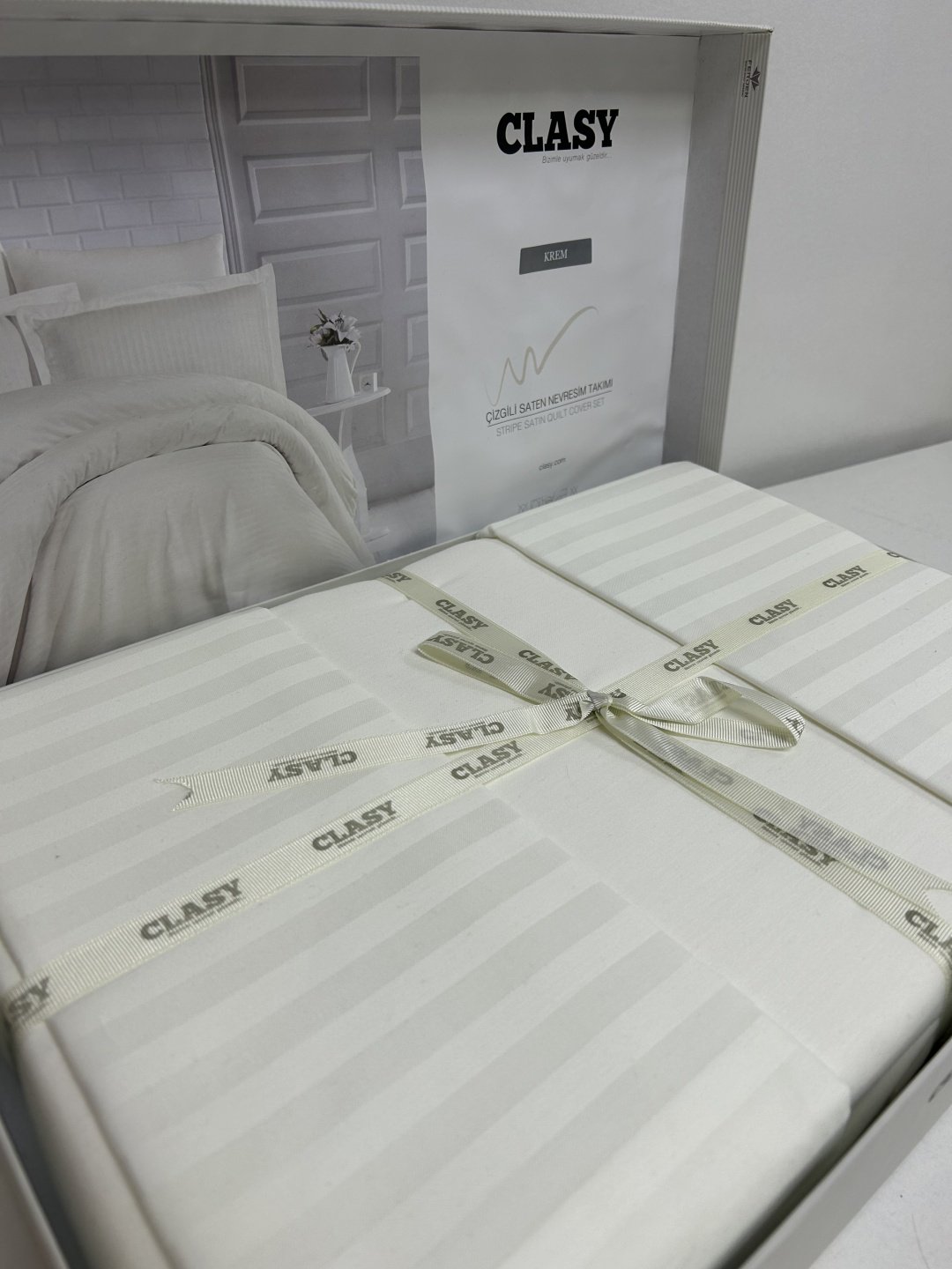 Комплект CLASY Clasy, Deluxe. Турция семейный сатин, 4 наволочки: 50x70 см, 70x70 см