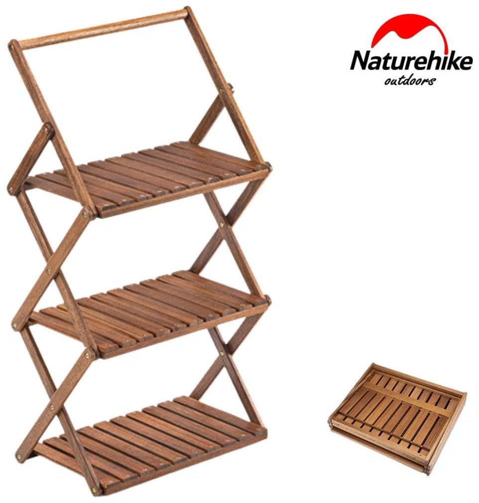 Naturehike комплект Комплект деревянных полок NH20JJ016 Glamping Three коричневый купить,NaN