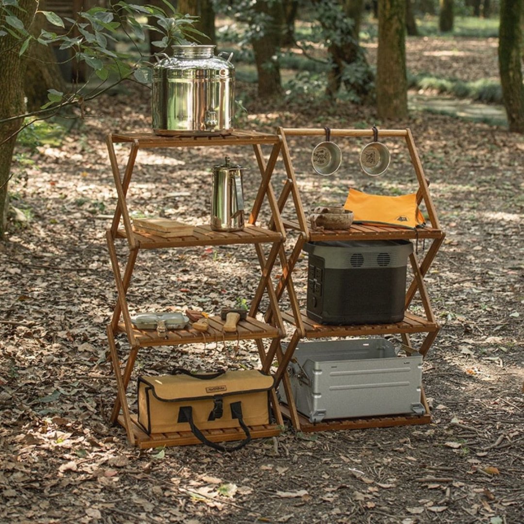 Naturehike комплект Комплект деревянных полок NH20JJ016 Glamping Three коричневый купить,NaN