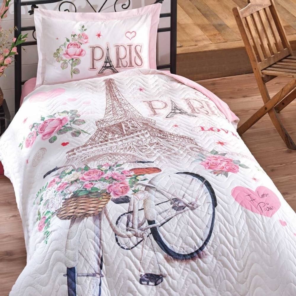 Комплект CLASY Paris Love детский хлопок, ранфорс, 1 наволочка: 50x70 см