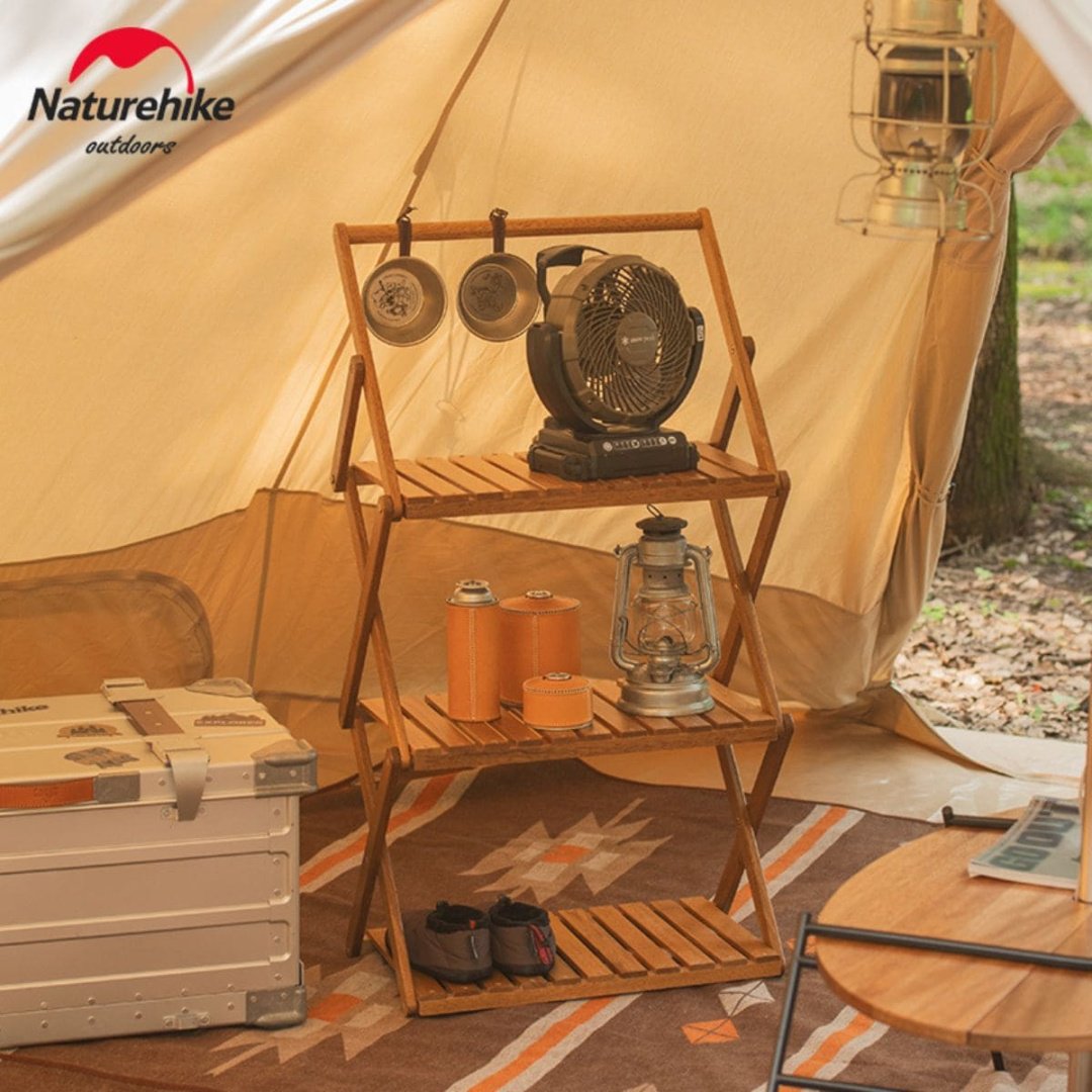 Naturehike комплект Комплект деревянных полок NH20JJ016 Glamping Three коричневый купить,NaN