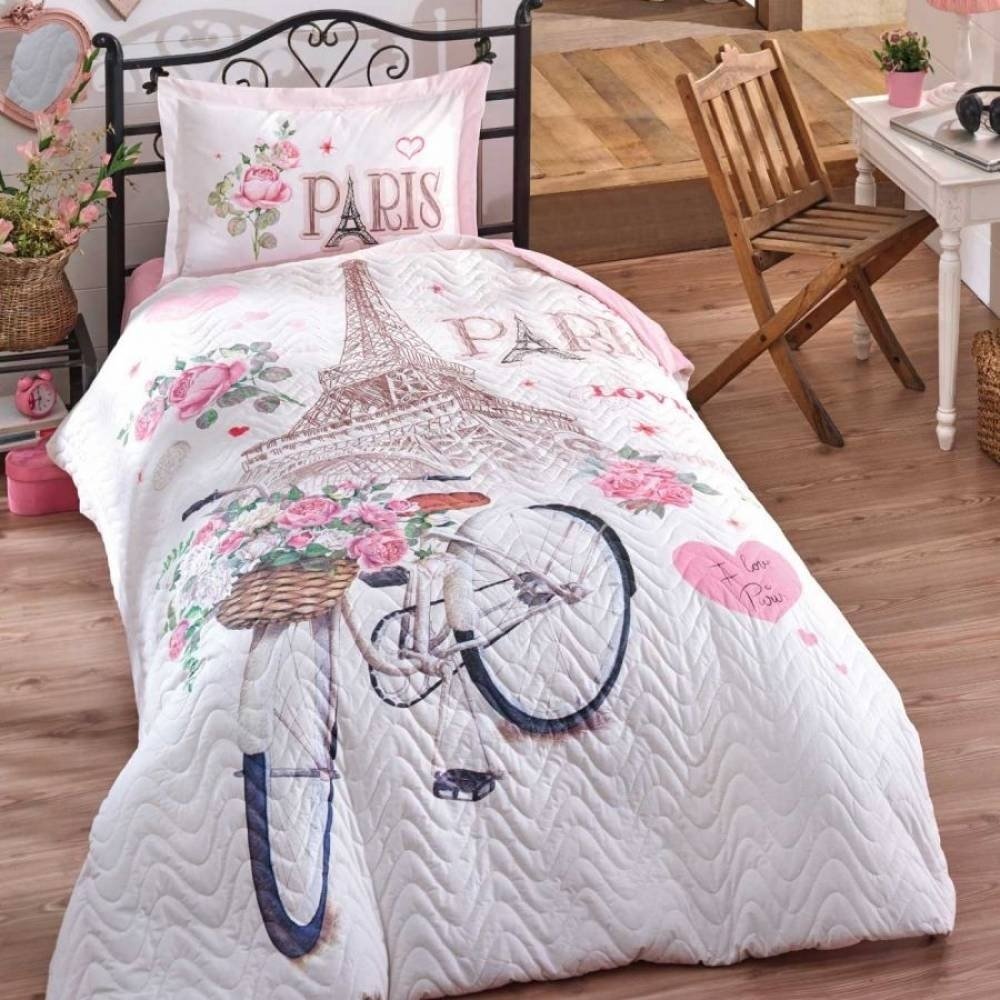 Комплект CLASY Paris Love детский хлопок, ранфорс, 1 наволочка: 50x70 см