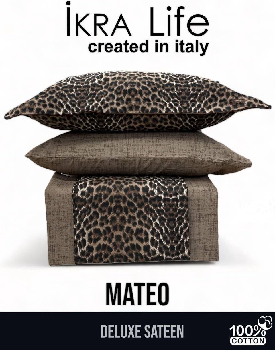 Комплект IKRA LIFE MATEO семейный сатин, : 50x70 см