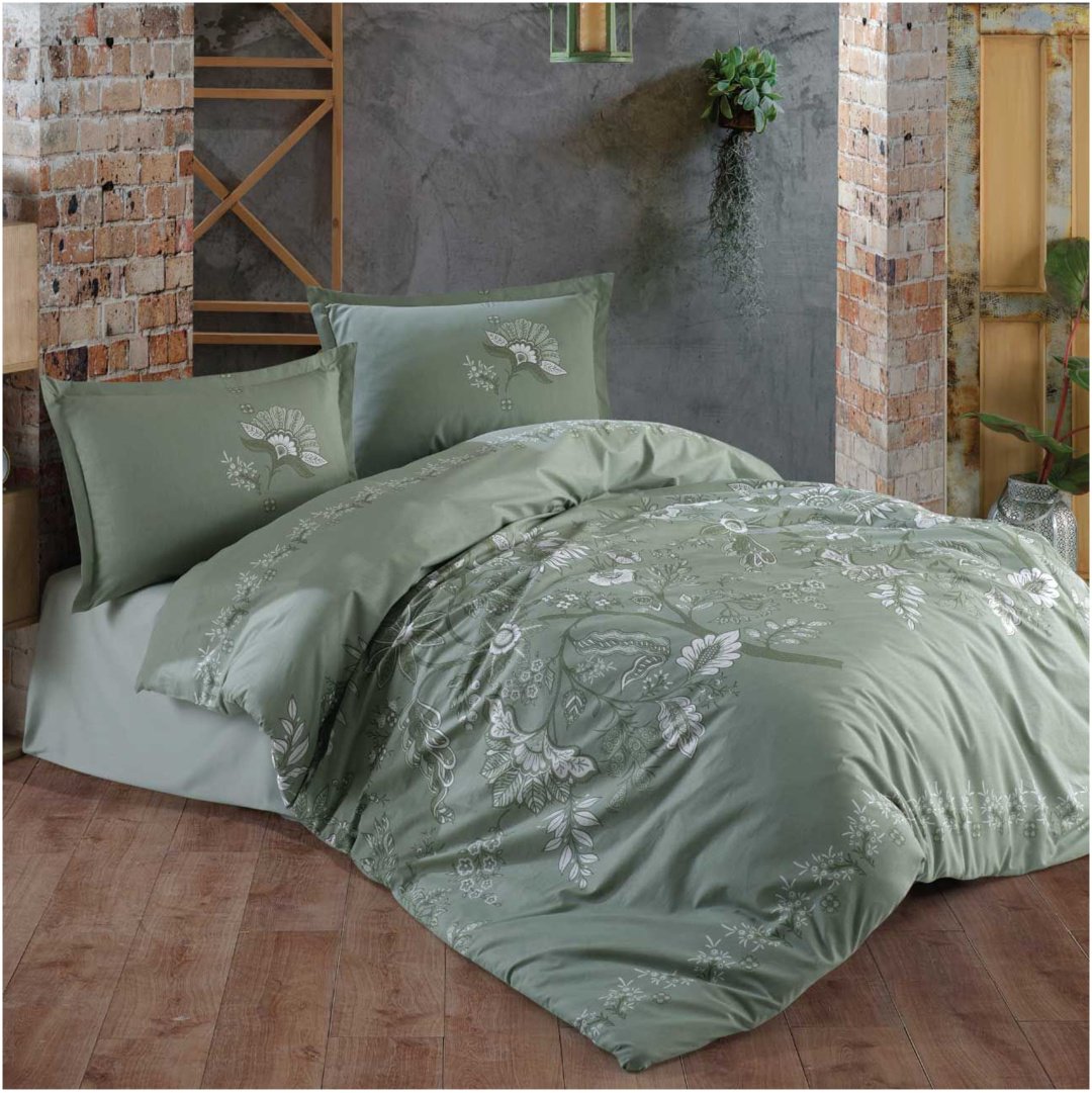 Комплект CLASY Mohana 1.5-спальный ранфорс, 1 наволочка: 50x70 см