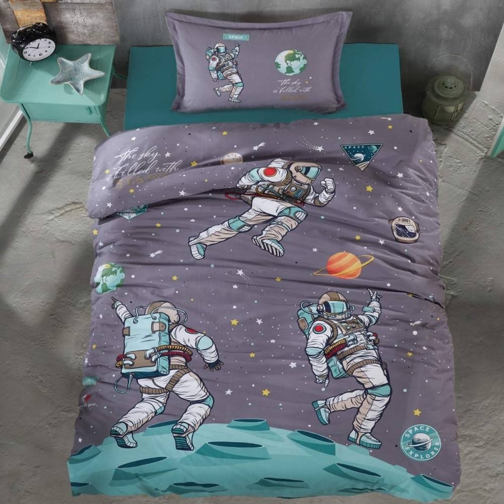 Комплект CLASY Space детский хлопок, 1 наволочка: 50x70 см