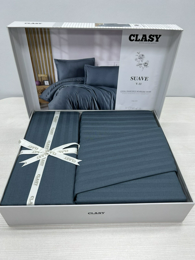 Комплект CLASY Suave 2-спальный хлопок, ранфорс, 2 наволочки: 50x70 см