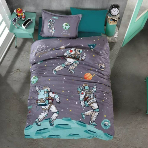 Комплект CLASY Space детский хлопок, 1 наволочка: 50x70 см