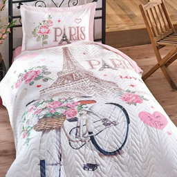 Комплект CLASY Paris Love детский хлопок, ранфорс, 1 наволочка: 50x70 см