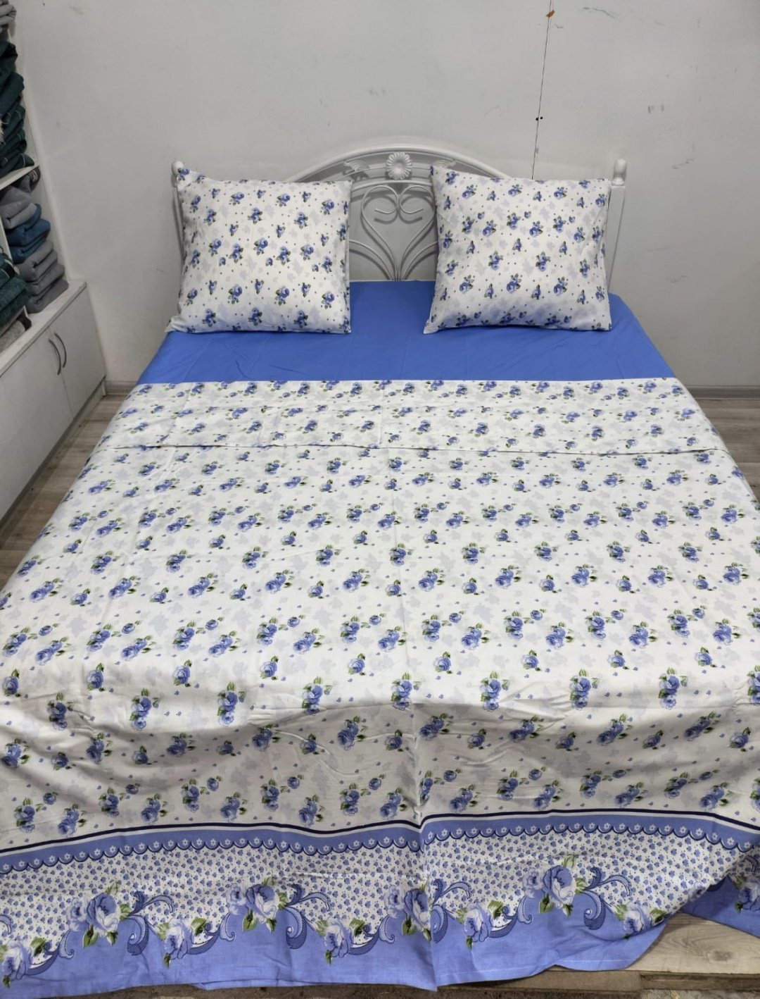 Комплект Turkmen Hometextile Floral fantasy 2-спальный хлопок, кретон, 2 наволочки: 65x65 см