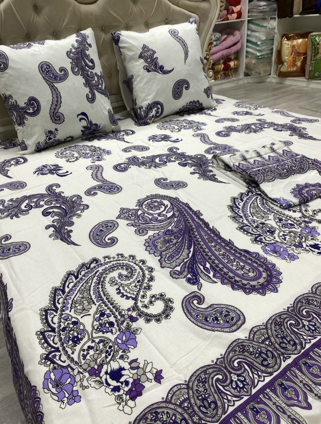 Комплект Turkmen Hometextile Mehendi 2-спальный бязь, 2 наволочки: 65x65 см