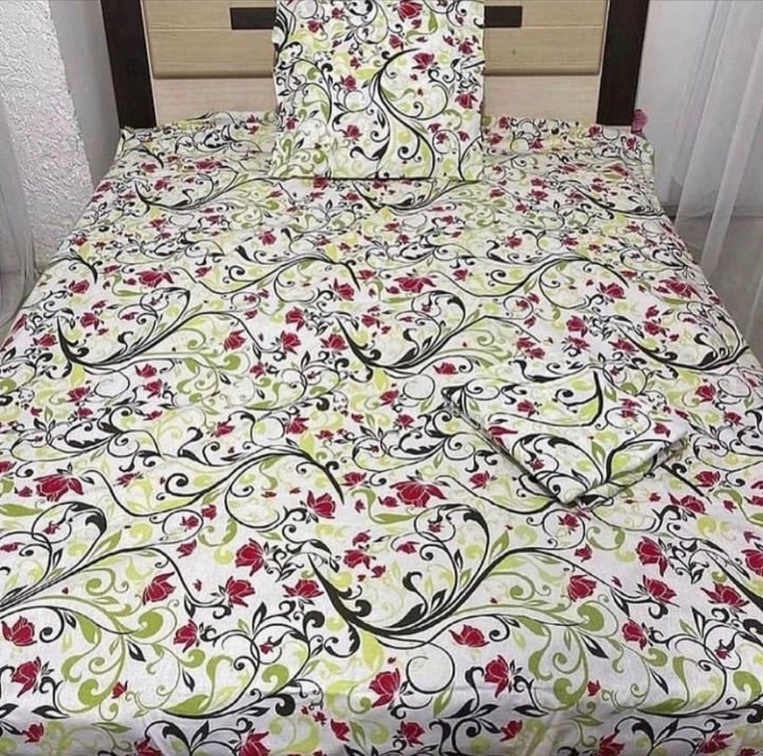 Комплект Туркменский текстиль Flowers 2-спальный флатон, : 65x65 см