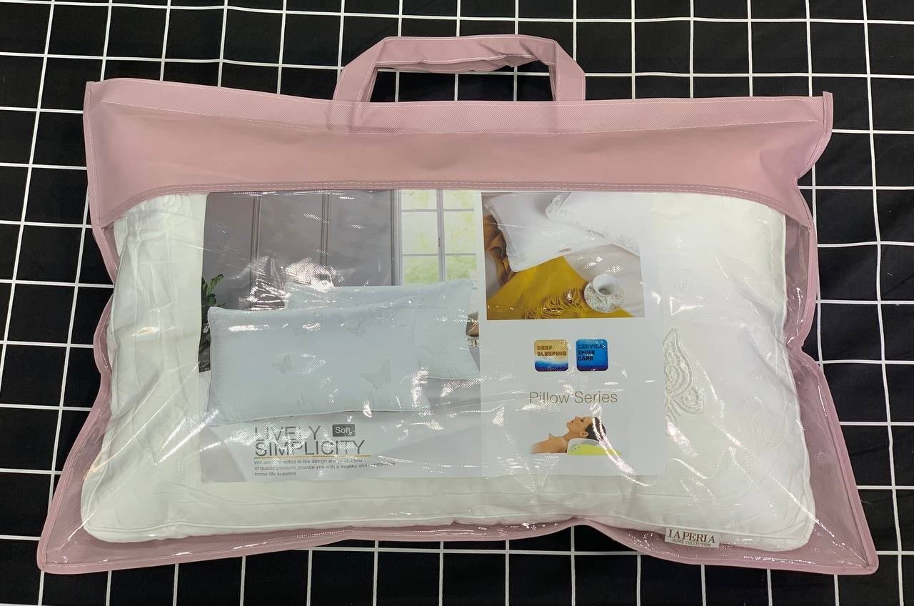 Подушка LAPERLA 50x70 см, бамбуковое волокно, шелк шелкопряда купить,0