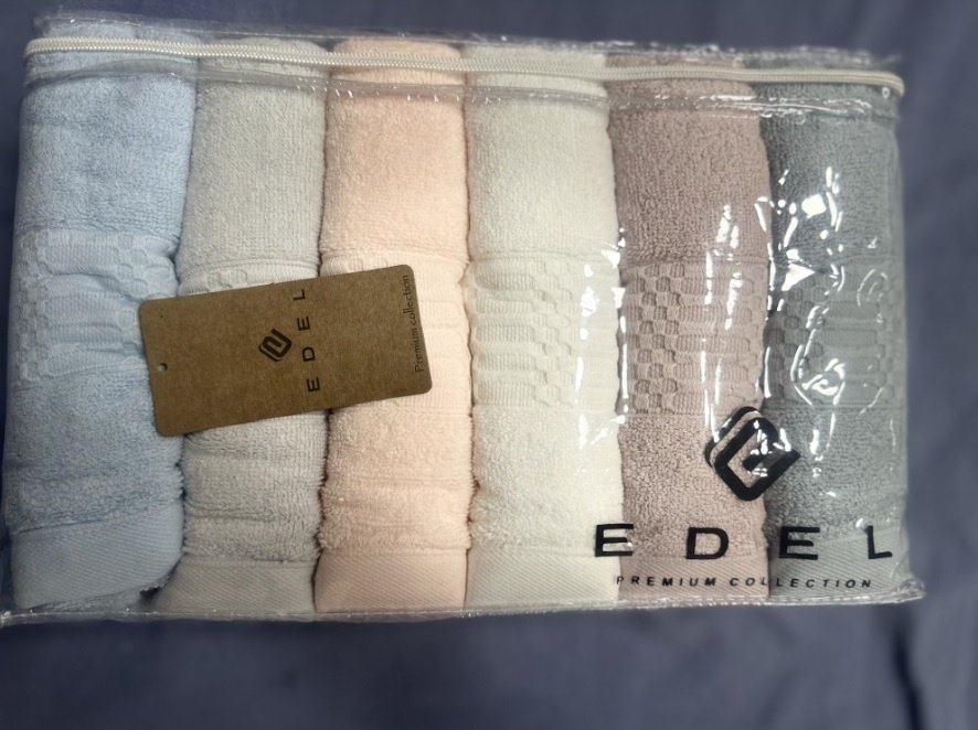 Edel набор полотенец 320488 50x90 см 6 шт, хлопок