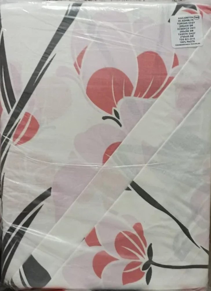 Комплект Туркменский текстиль Flowers 1.5-спальный кретон, : 65x65 см