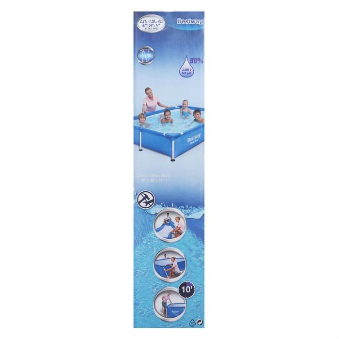 Бассейн каркасный Bestway Steel Pro 56401 - ForteMarket Бассейн каркасный Bestway Steel Pro 56401 купить,0