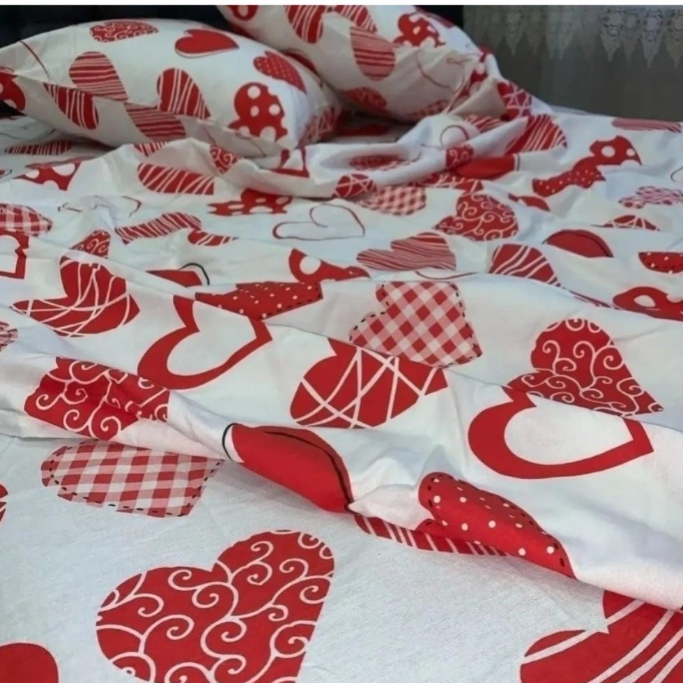 Комплект Туркменский текстиль Amore mio 1-спальный хлопок, 1 наволочка: 65x65 см