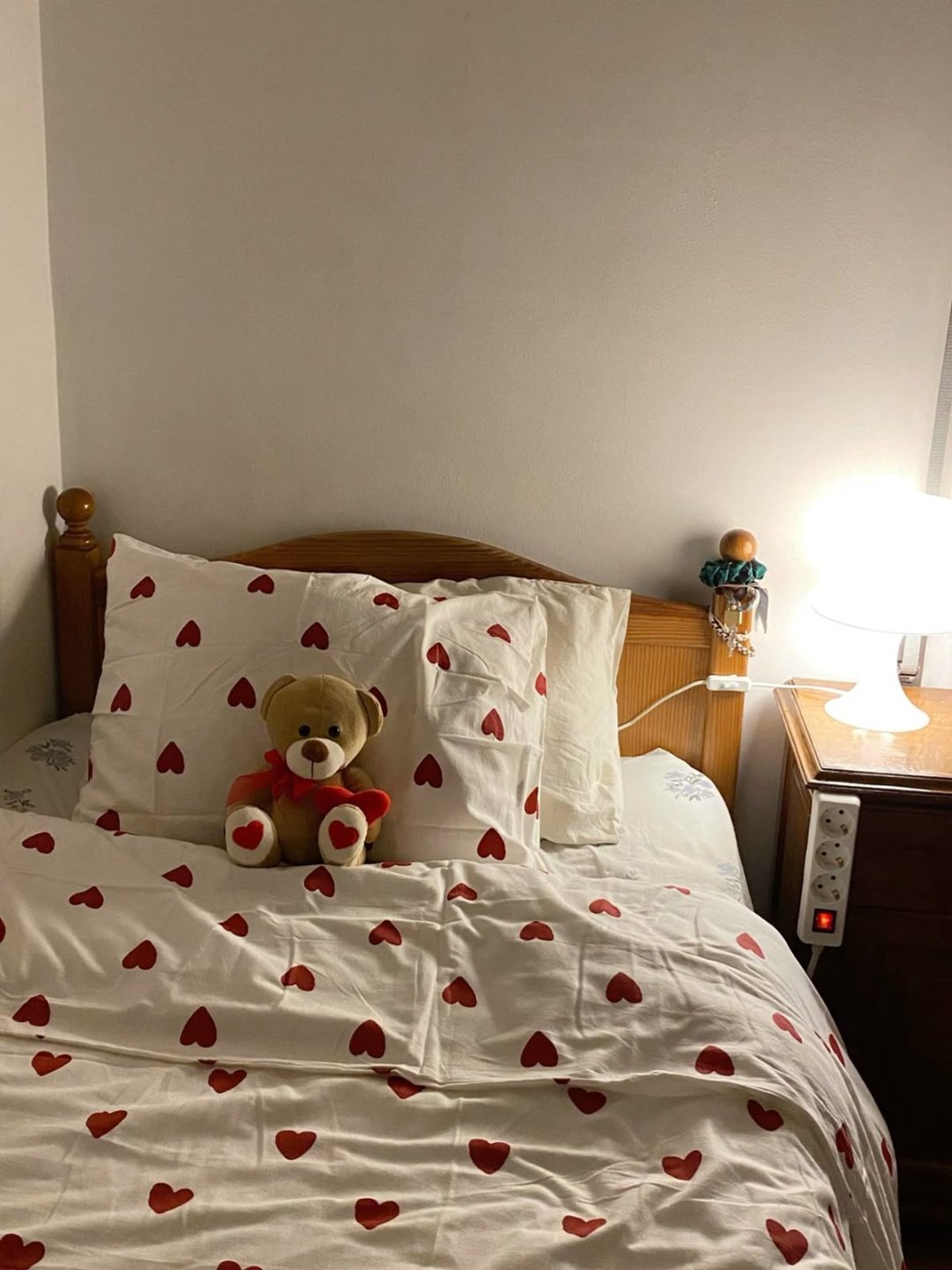 Комплект Лиора Love 2-спальный хлопок, муслин, наволочки: 50x70 см