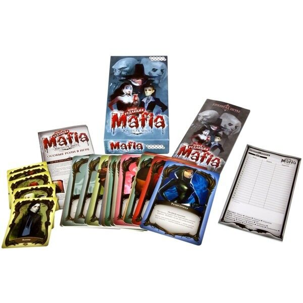 Настольная игра Мир Хобби Мафия Кровная месть Карточная игра купить,0