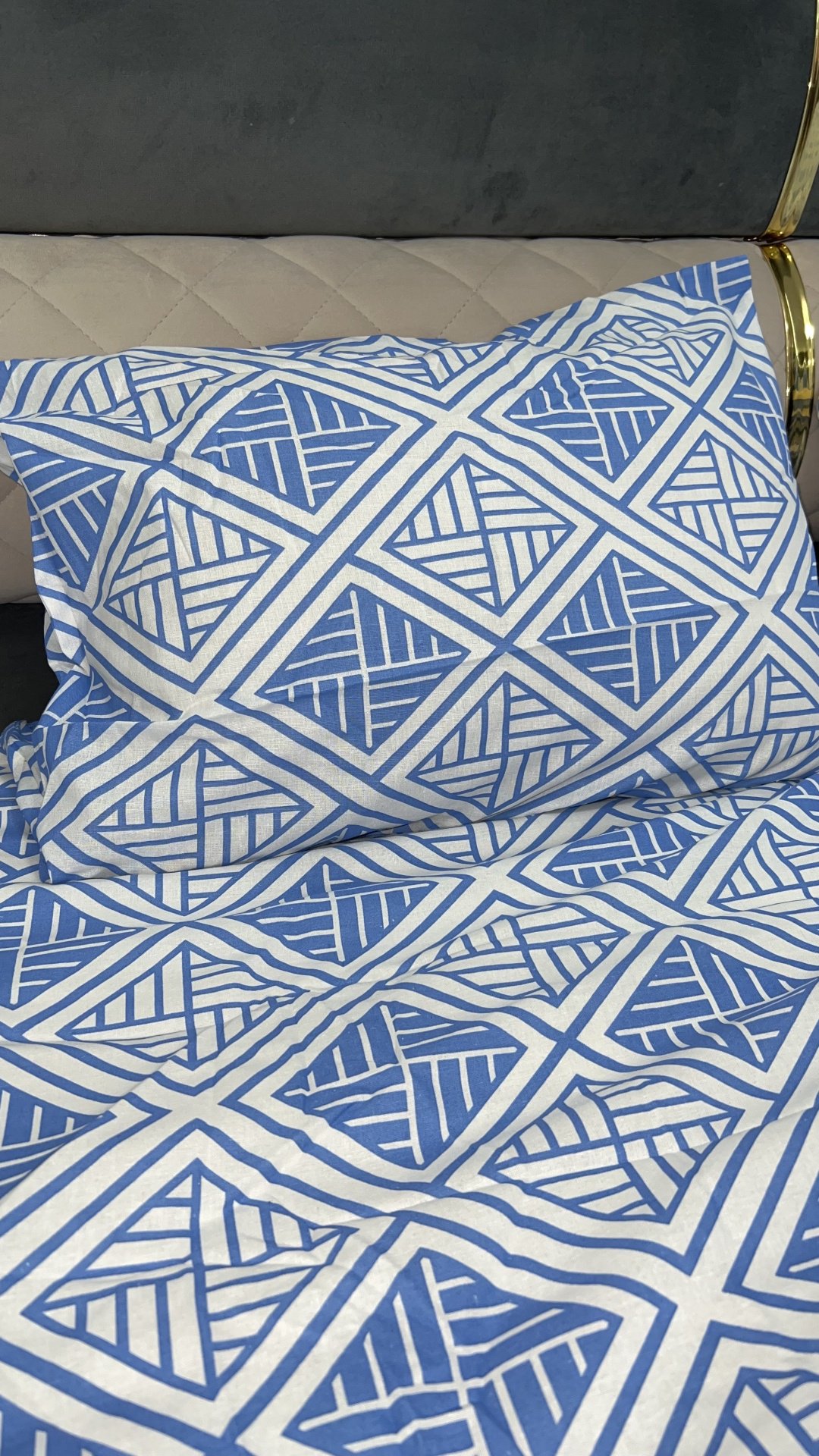 Комплект Calm 2-спальный кретон, 2 наволочки: 65x65 см