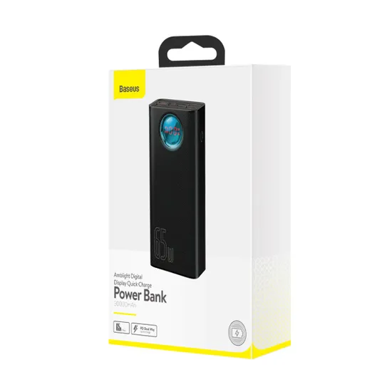 Power Bank Baseus Amblight Digital Display Quick Charge C+4U 30000mAh 65W Black - ForteMarket Power Bank Baseus Amblight Digital Display Quick Charge C+4U 30000mAh 65W Black купить,0
