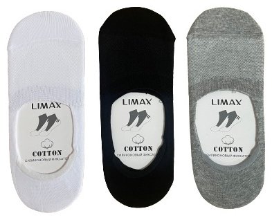 Следки LIMAX 3 пары мультиколор 41-43