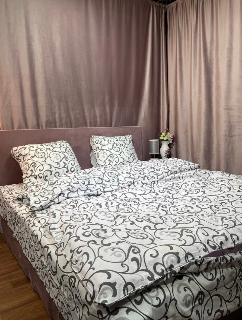 Комплект Туркменский текстиль Cell 2-спальный кретон, 2 наволочки: 65x65 см
