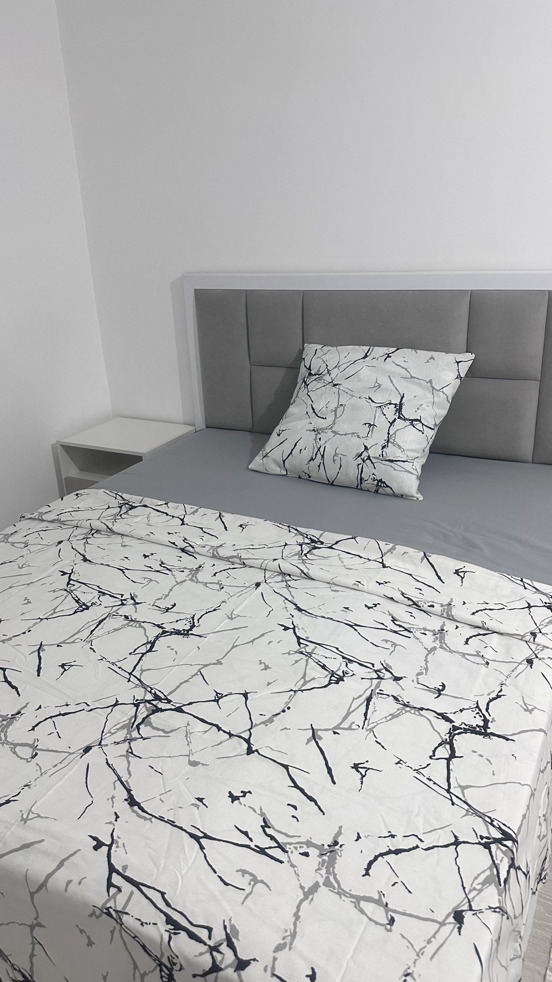 Комплект Туркменский текстиль Marble 1.5-спальный хлопок, 1 наволочка: 65x65 см