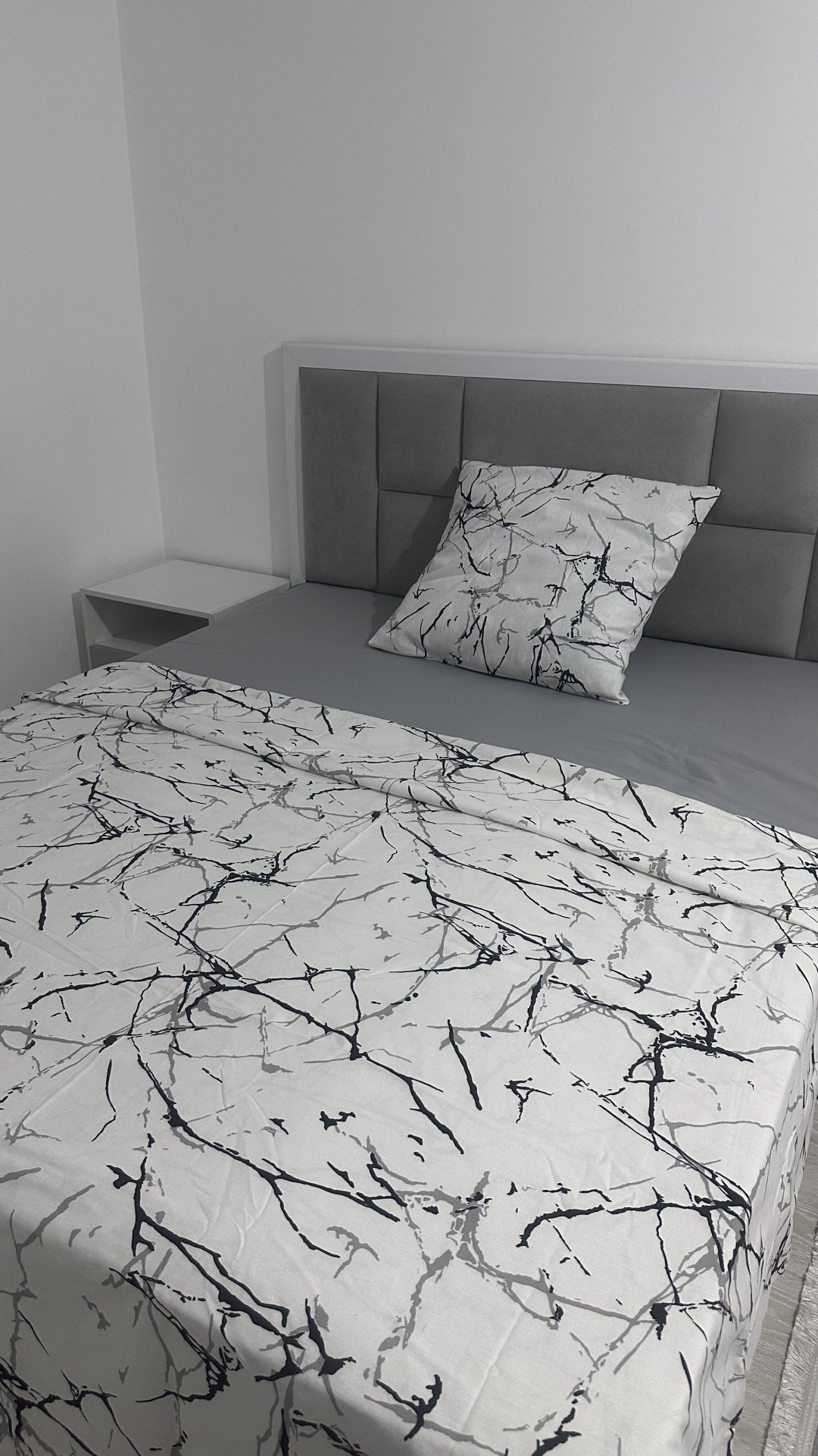 Комплект Туркменский текстиль Marble 1.5-спальный хлопок, 1 наволочка: 65x65 см купить,0