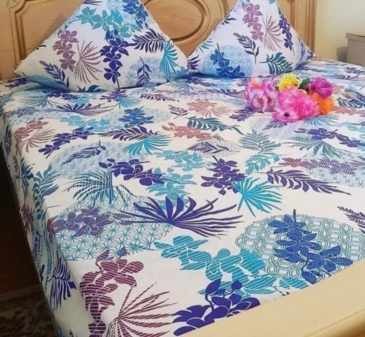 Комплект Туркменский текстиль Flowers 1.5-спальный фланель, 1 наволочка: 65x65 см