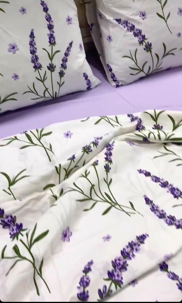 Комплект Туркменский текстиль Lavender 2-спальный хлопок, кретон, 2 наволочки: 65x65 см купить,0
