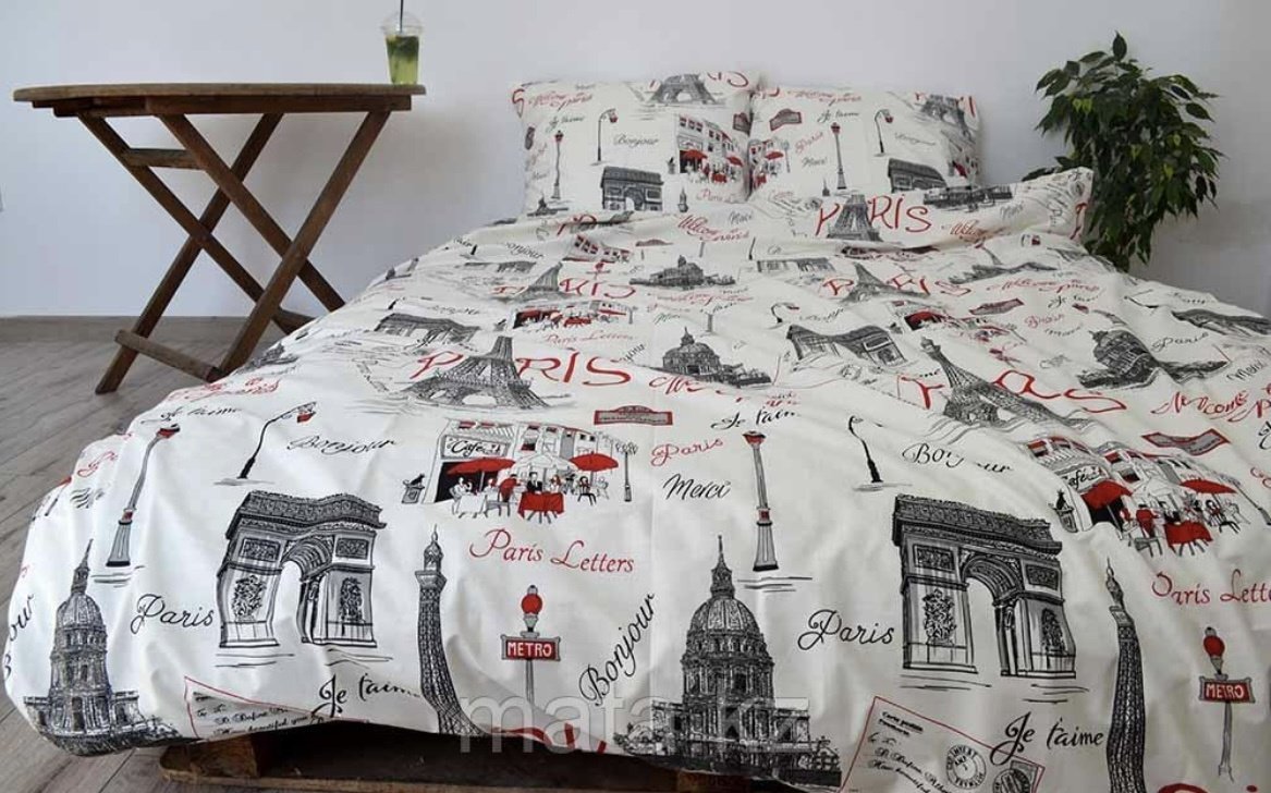 Комплект Turkmen Hometextile Journey 2-спальный хлопок, 2 наволочки: 60x60 см
