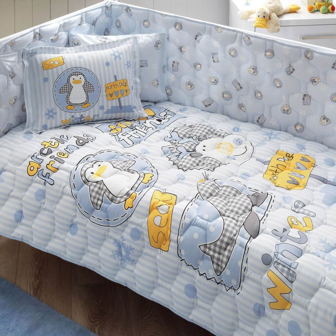TAC комплект белья для мальчика, хлопок, Snow Friends Blue 696456