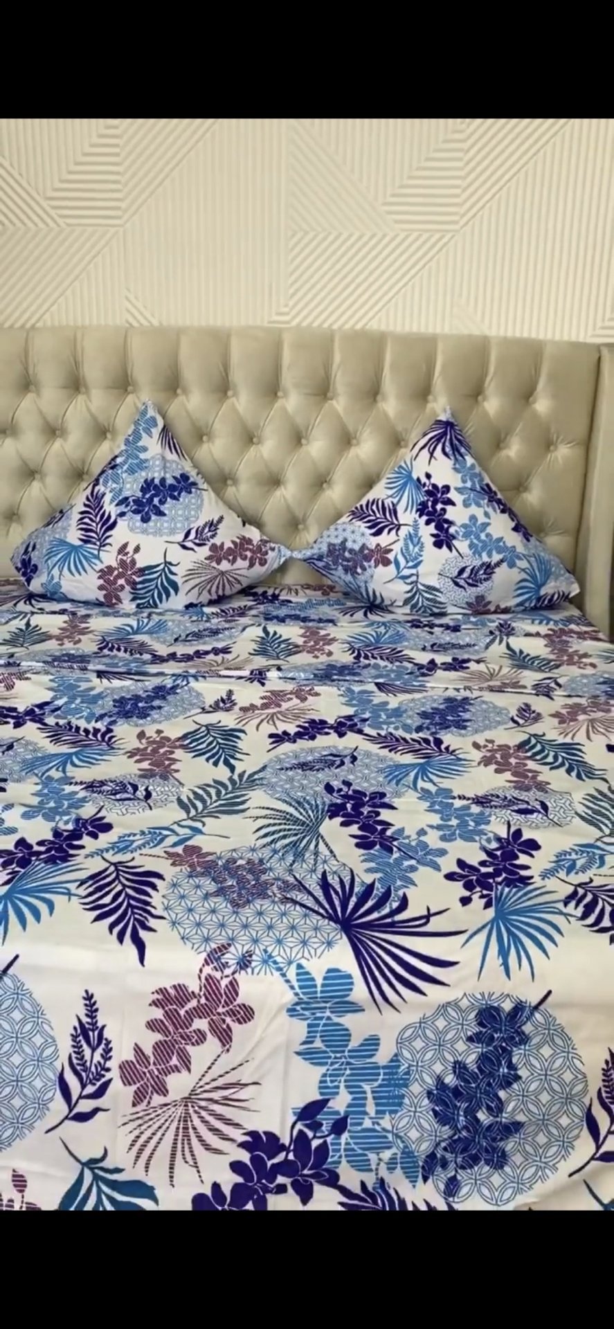 Комплект Туркменский текстиль Flowers 2-спальный хлопок, кретон, : 70x70 см