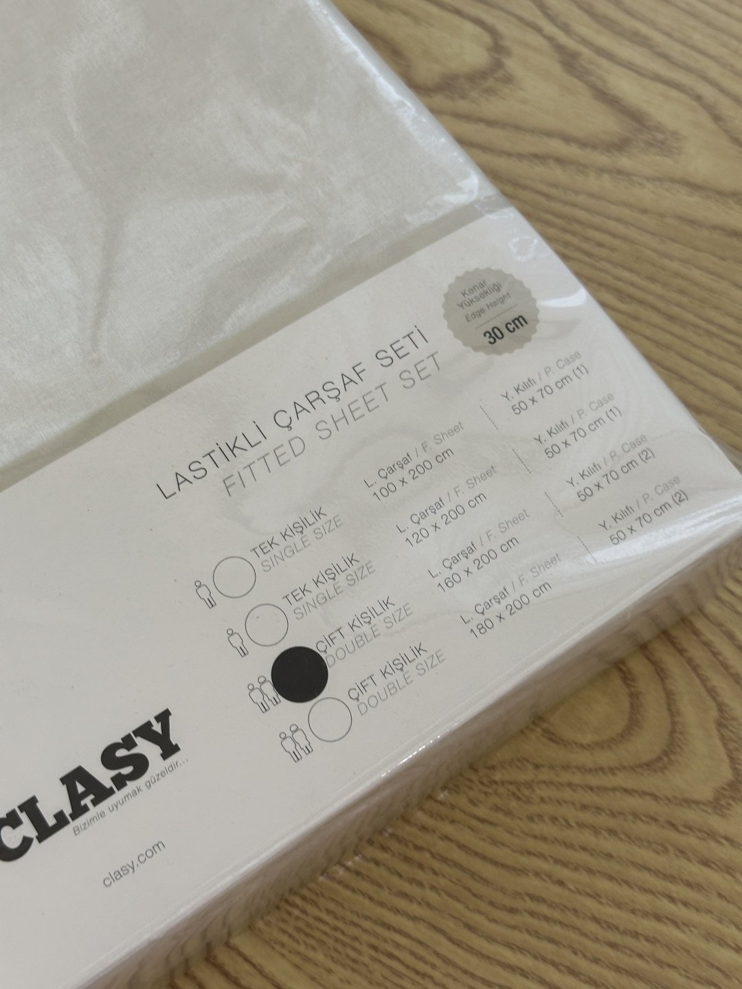 Простыня с наволочками CLASY 160x200, ранфорс купить,0