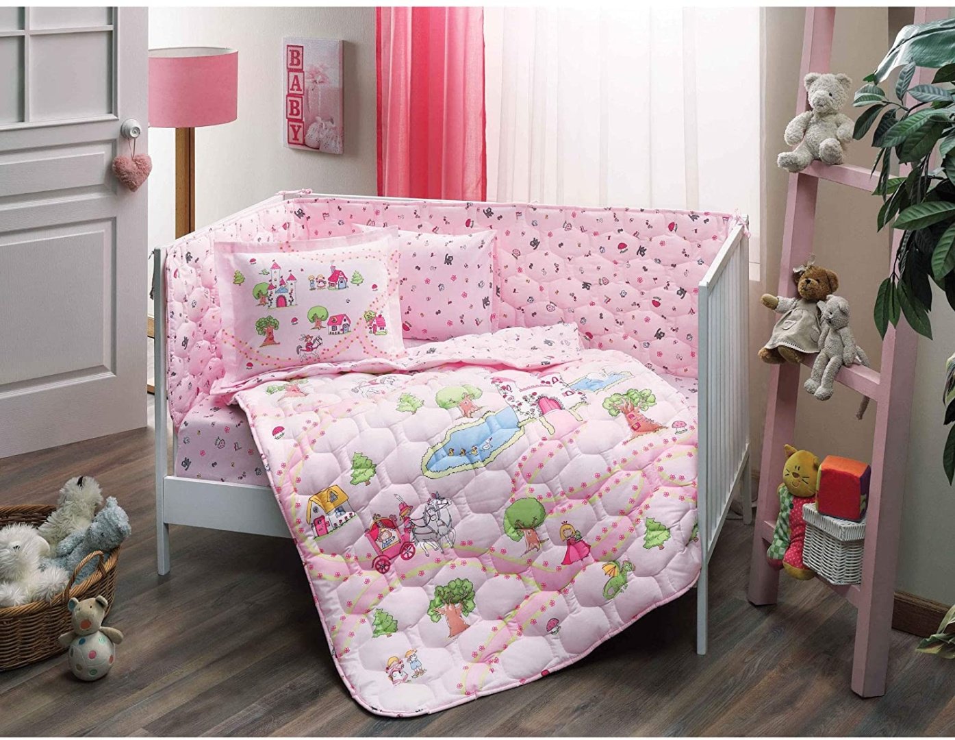 TAC комплект белья для девочки, хлопок, Princess Pink 5719702
