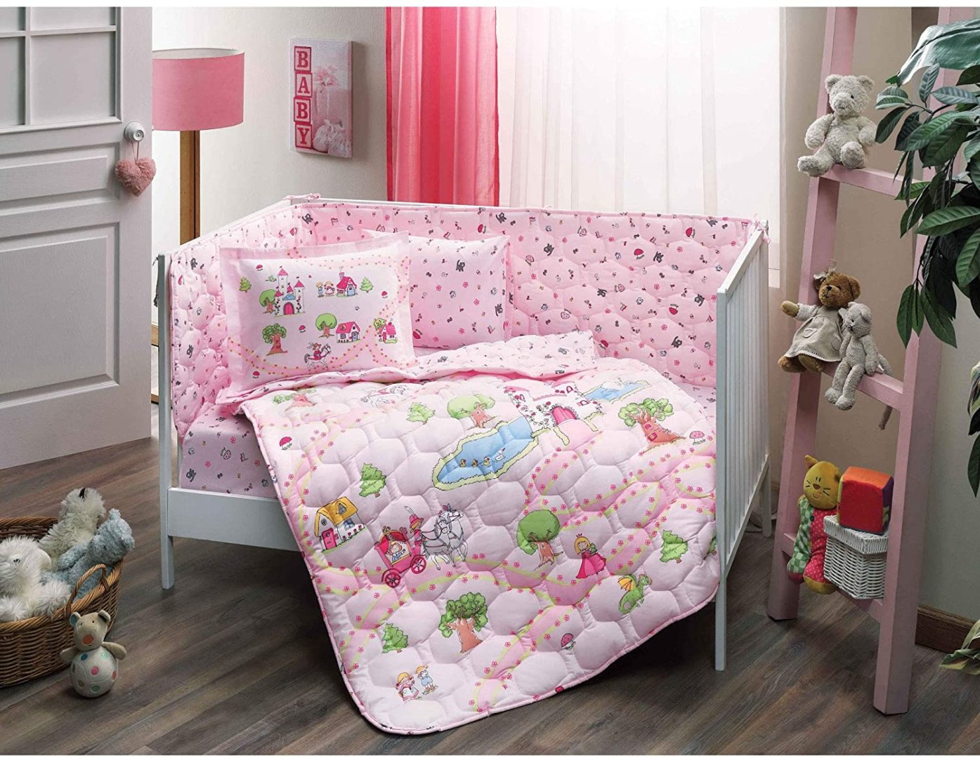 TAC комплект белья для девочки, хлопок, Princess Pink 5719702