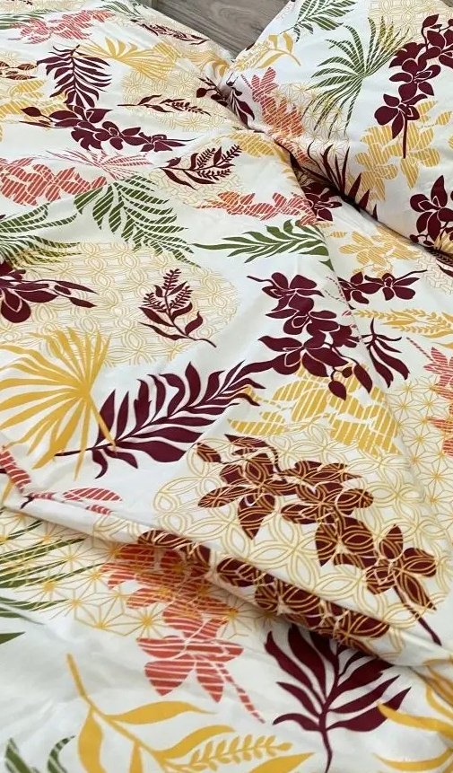 Комплект Туркменский текстиль Flowers 2-спальный хлопок, 2 наволочки: 65x65 см купить,0