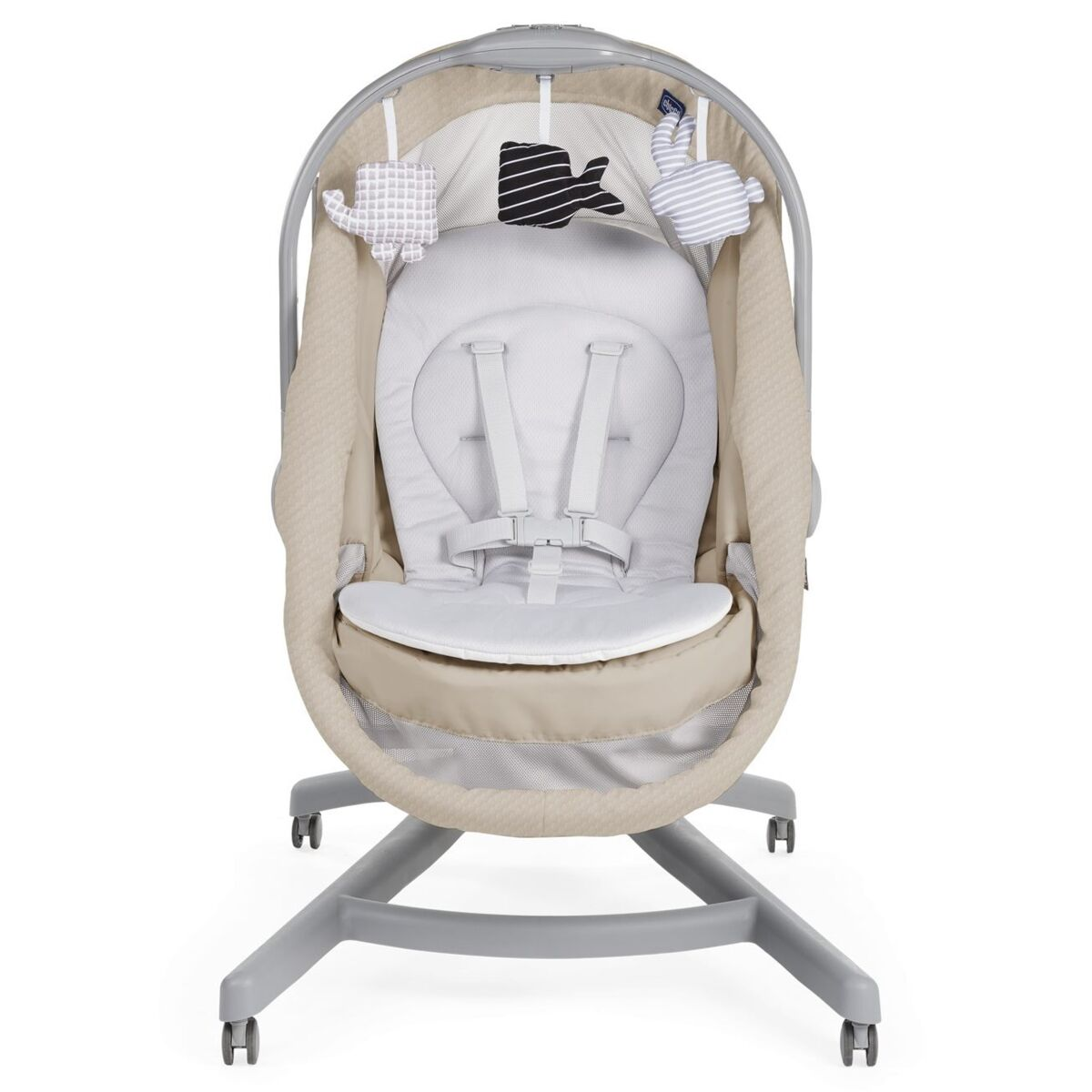 Кроватка-стульчик Chicco Baby Hug Air 4-в-1 Beige купить,NaN