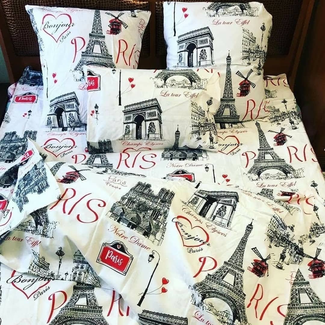 Комплект Туркменский текстиль Paris 1.5-спальный флатон, 1 наволочка: 65x65 см купить,0