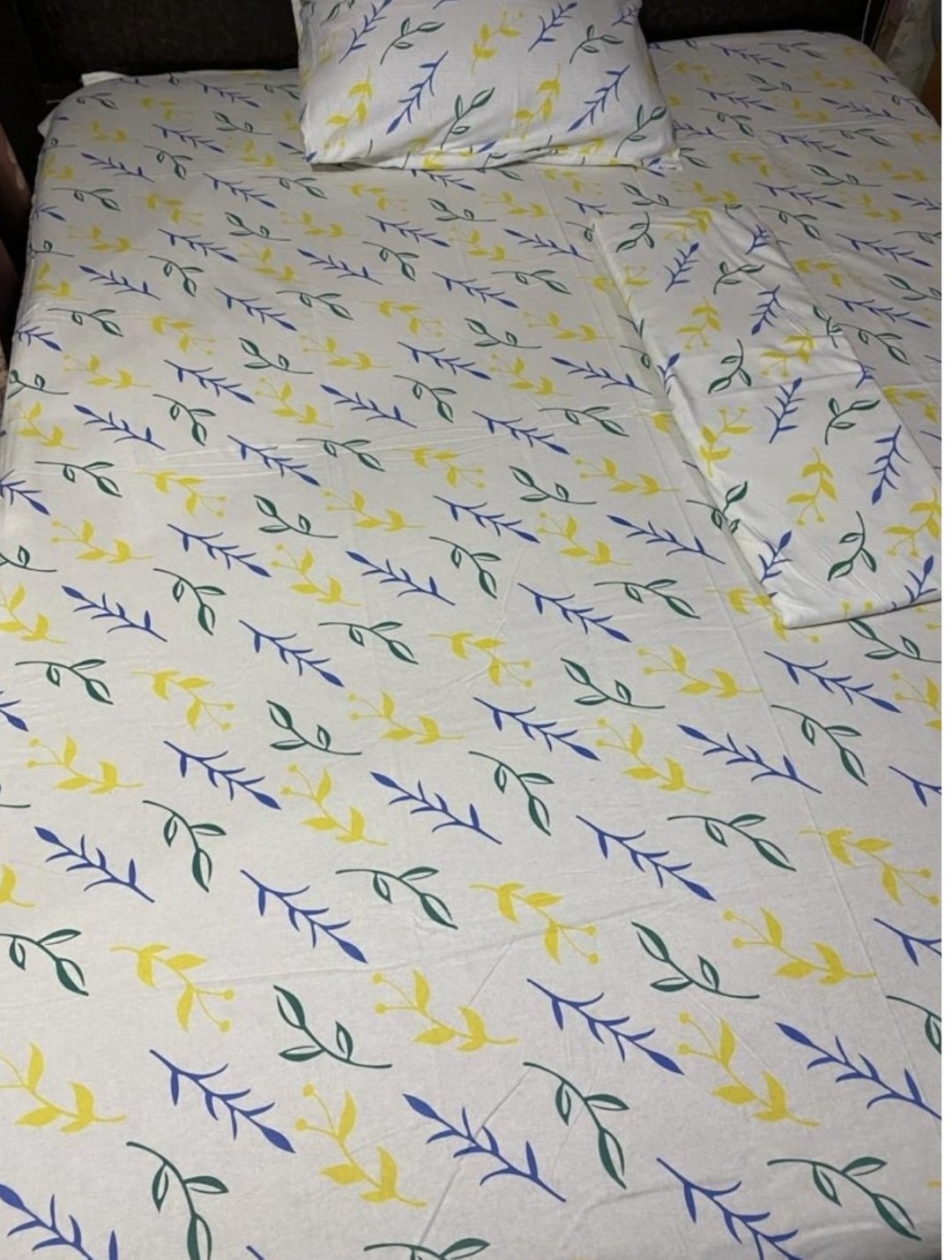 Комплект Turkmen Hometextile Floral fantasy 1.5-спальный хлопок, фланель, 1 наволочка: 50x70 см купить,0