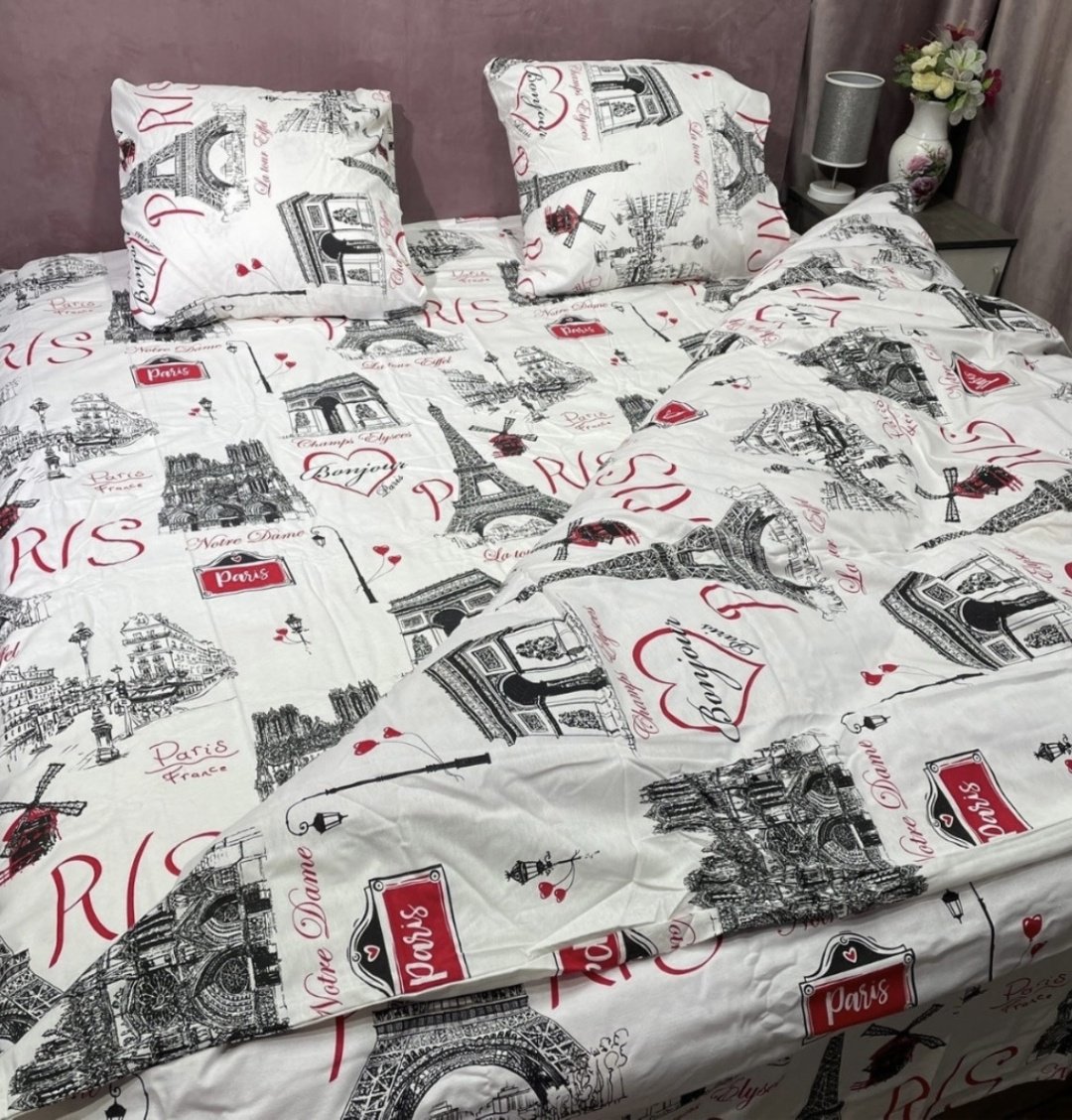 Комплект Turkmen Hometextile Journey 2-спальный фланель, 2 наволочки: 65x65 см