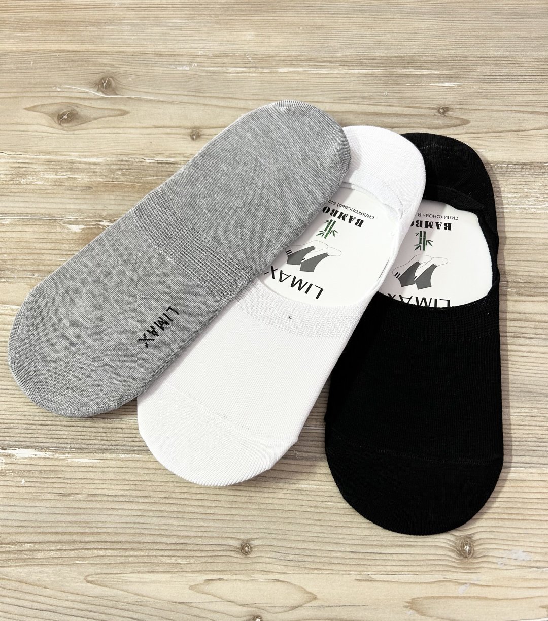 Следки LIMAX 3 пары черный, серый, белый 41-43 - ForteMarket Следки LIMAX 3 пары черный, серый, белый 41-43 купить,0