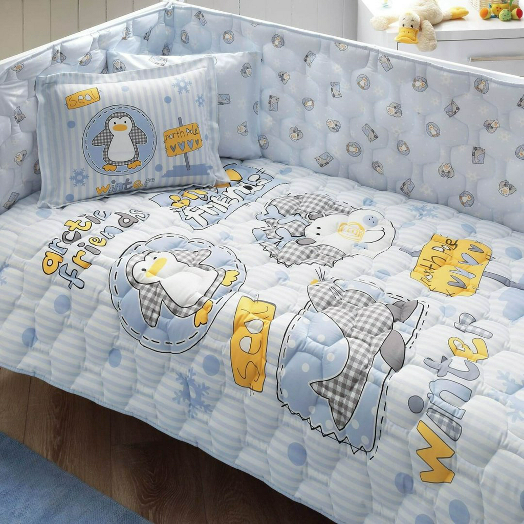 TAC комплект белья для мальчика, хлопок, Snow Friends Blue 696456