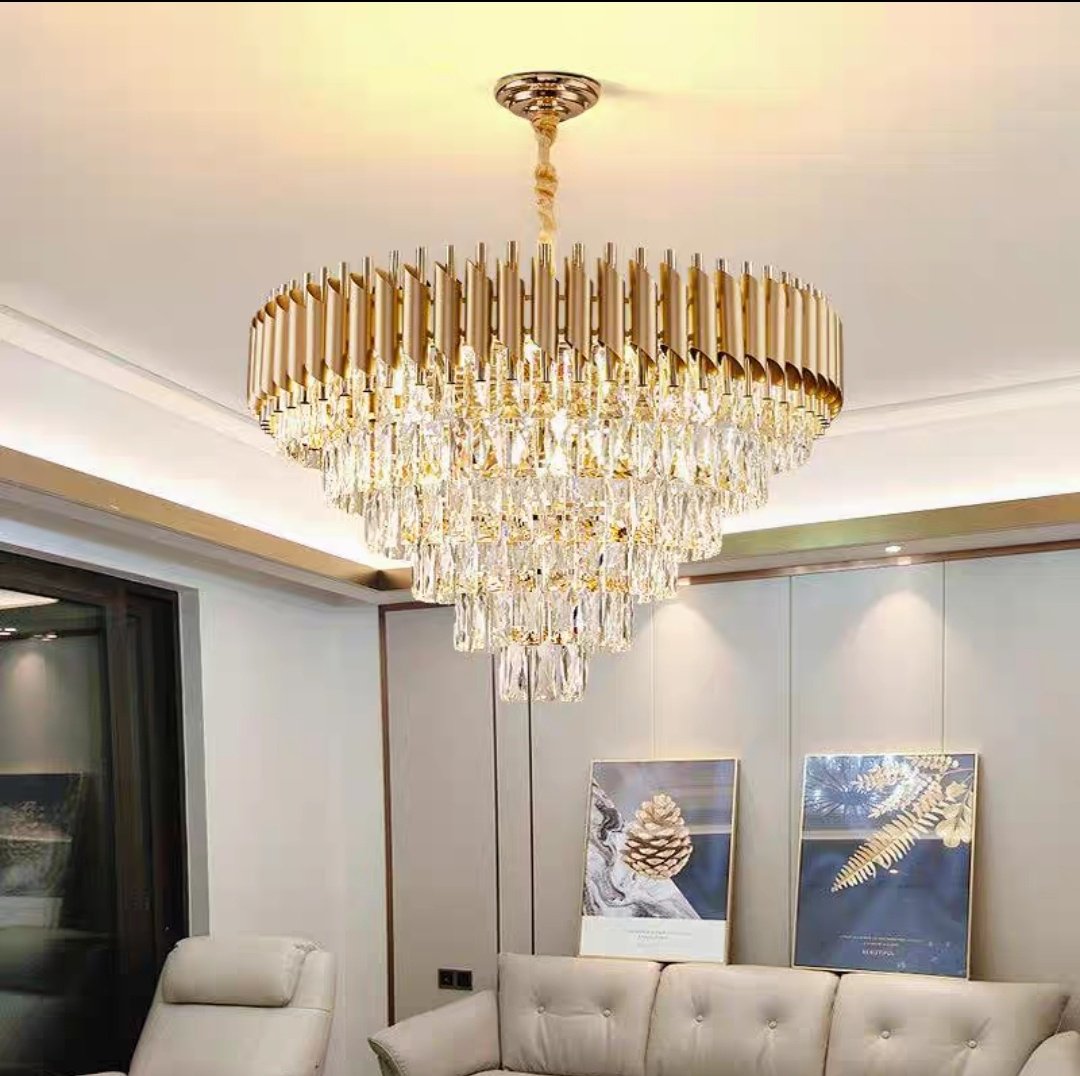 Люстра LUQY Light 9001B-500 E14, кол-во ламп: 8 шт