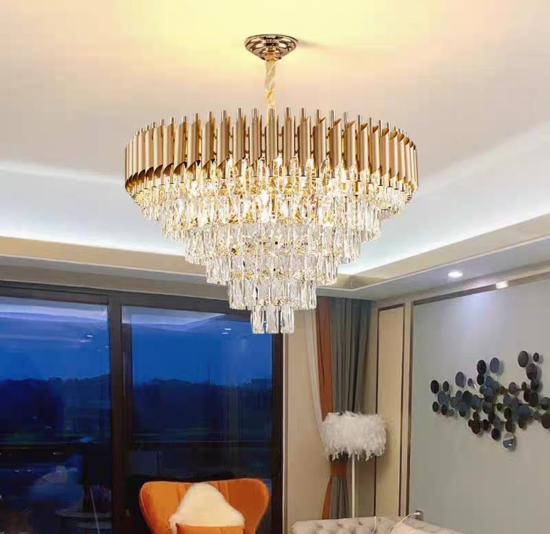 Люстра LUQY Light 9001B-500 E14, кол-во ламп: 8 шт купить,0