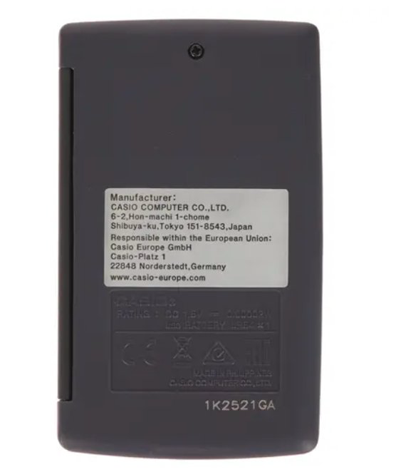 Калькулятор Casio HL-820LV-BK-W-GP черный купить,NaN