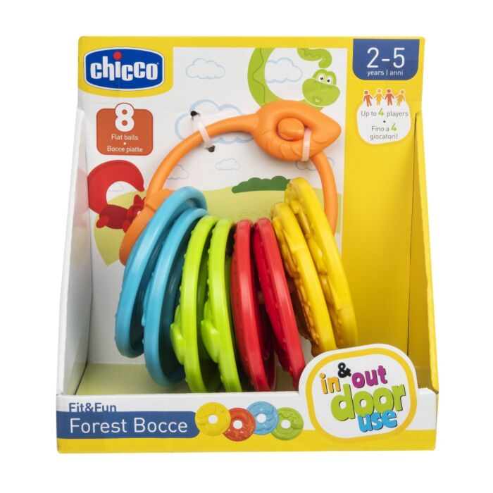 Развивающая игрушка Chicco Летающие тарелки "Бочче" 2г+ купить,NaN